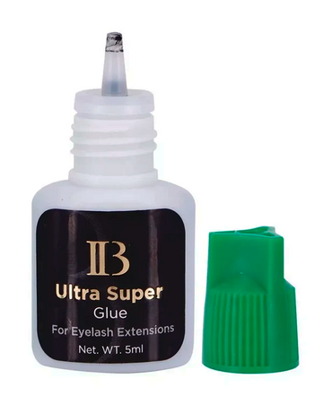 IB ULTRA SUPER GLUE / PEGAMENTO PESTAÑAS TAPA VERDE 5 ML. 1 SEGUNDO