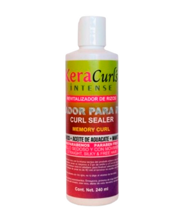 KERACURLS REVITALIZADOR DE RIZOS 240 ML.