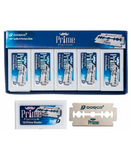 DORCO NAVAJA PRIME PLATINUM PAQUETE C/10 PAQUETES CON 10 HOJAS C/U