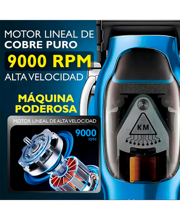 KEMEI CLIPPER KM-1763-MCC-AZUL
