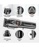 KEMEI CLIPPER KM-1763-MCC-NEGRO