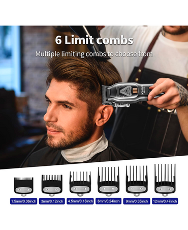 KEMEI CLIPPER KM-1763-MCC-NEGRO