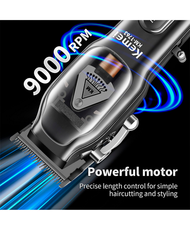 KEMEI CLIPPER KM-1763-MCC-NEGRO
