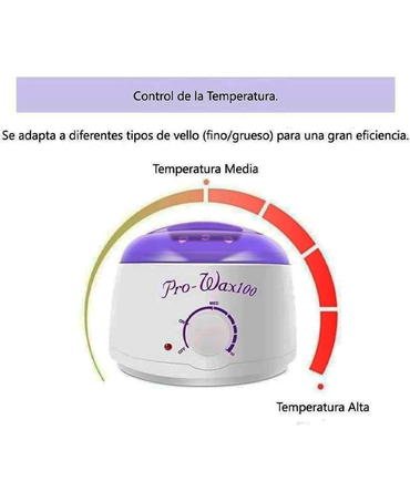 LOVE CRAZY/PRO-WAX100 FUNDIDOR DE CERA CON REGULADOR CHICO