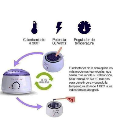 LOVE CRAZY/PRO-WAX100 FUNDIDOR DE CERA CON REGULADOR CHICO