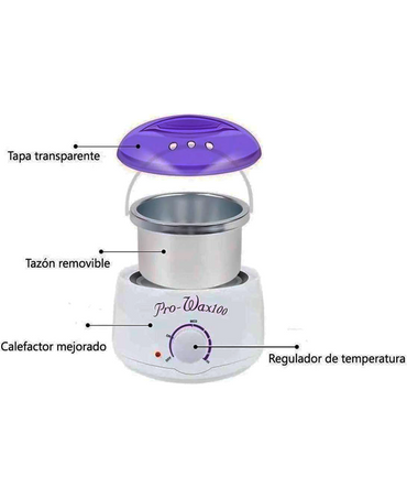 LOVE CRAZY/PRO-WAX100 FUNDIDOR DE CERA CON REGULADOR CHICO