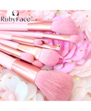 RUBY FACE ESTUCHE DE BROCHAS CON 10 PIEZAS GOLD ROSE