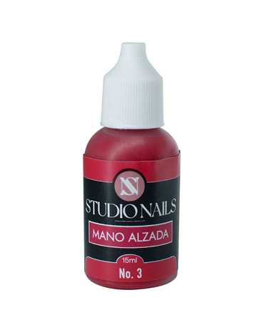 STUDIO NAILS PINTURA MANO ALZADA 15 ML. #03 ROJO
