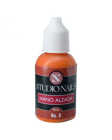 STUDIO NAILS PINTURA MANO ALZADA 15 ML. #08 NARANJA
