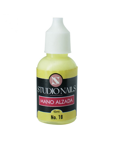 STUDIO NAILS PINTURA MANO ALZADA 15 ML. #18 AMARILLO CANARIO