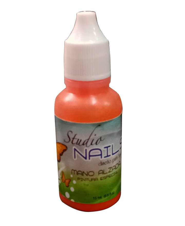 STUDIO NAILS PINTURA MANO ALZADA 15 ML. #23 NARANJA