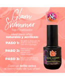 MC NAILS GLAM SHIMMER PARA UÑA NATURAL 15 ML.