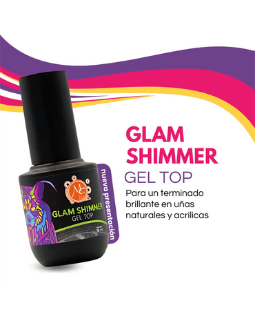 MC NAILS GLAM SHIMMER PARA UÑA NATURAL 15 ML.