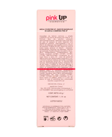 PINK UP MEGA COVER MAQUILLAJE LIQUIDO PKC500 TAN