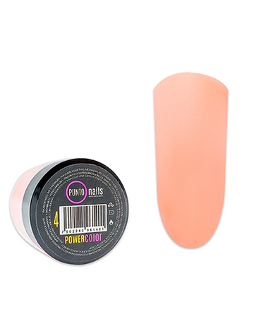 PUNTO NAILS POWER COLOR ACRILICO DE COLOR MELON 7 GRS.#4