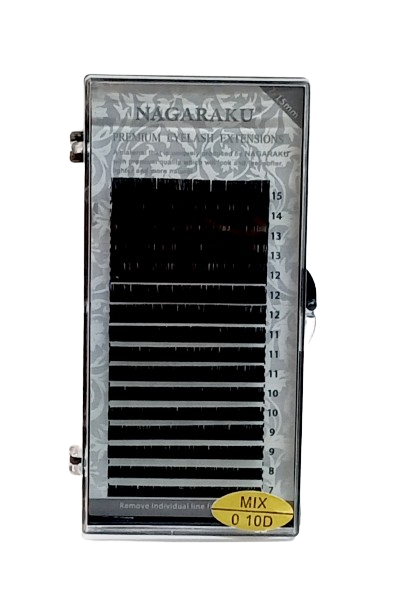 NAGARAKU PESTAÑAS MINK 0.10 CURVA D MIX
