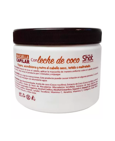 KOLOR SHOT MASCARILLA LECHE DE COCO 500 GRS.