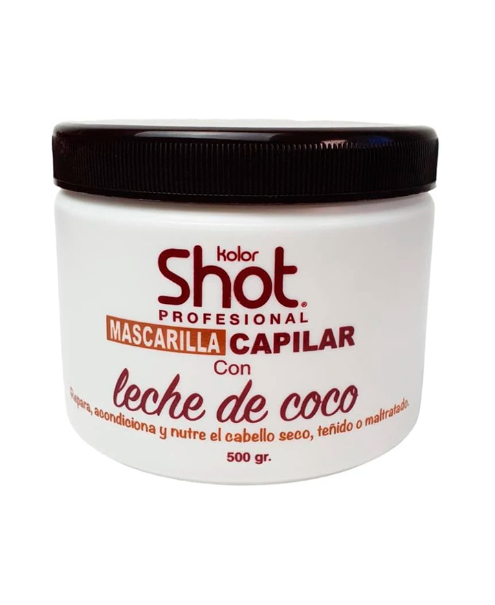 KOLOR SHOT MASCARILLA LECHE DE COCO 500 GRS.