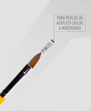 NA PINCEL PROFESIONAL ACRILICO #8