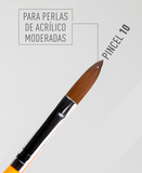 NA PINCEL PROFESIONAL ACRILICO #10