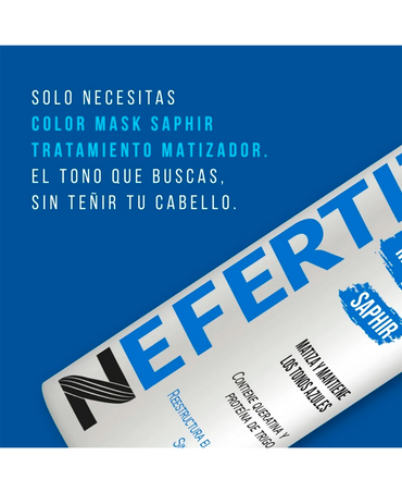 NEFERTITI COLOR MASK SAPHIR 300 ML.