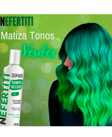 NEFERTITI COLOR MASK VERT 300 ML.