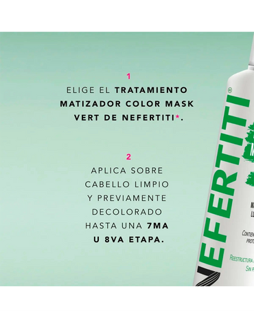 NEFERTITI COLOR MASK VERT 300 ML.