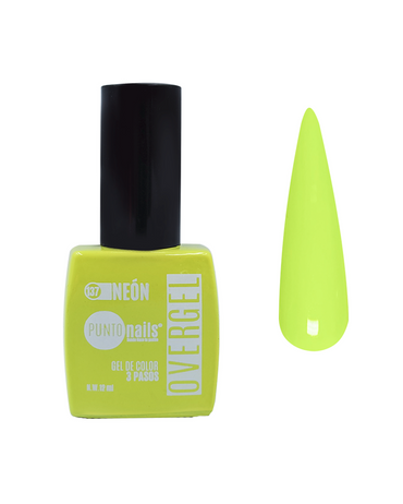 PUNTO NAILS OVER NEON 12 ML. TONO 137 AMARILLO