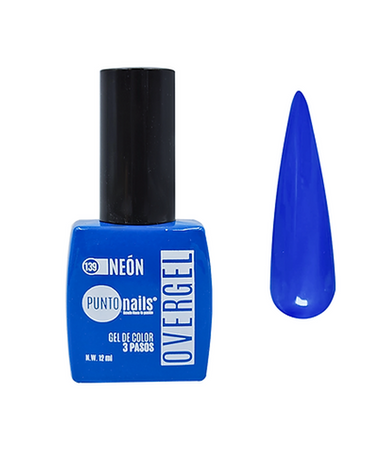 PUNTO NAILS OVER NEON 12 ML. TONO 139 AZUL