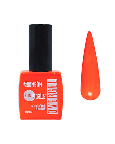 PUNTO NAILS OVER NEON 12 ML. TONO 138 NARANJA