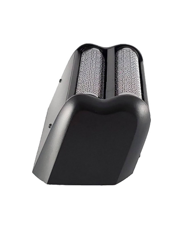 REPLACEMENT FOIL HEAD BLACK AND SILVER / FINALE NEGRA MALLA PLATA