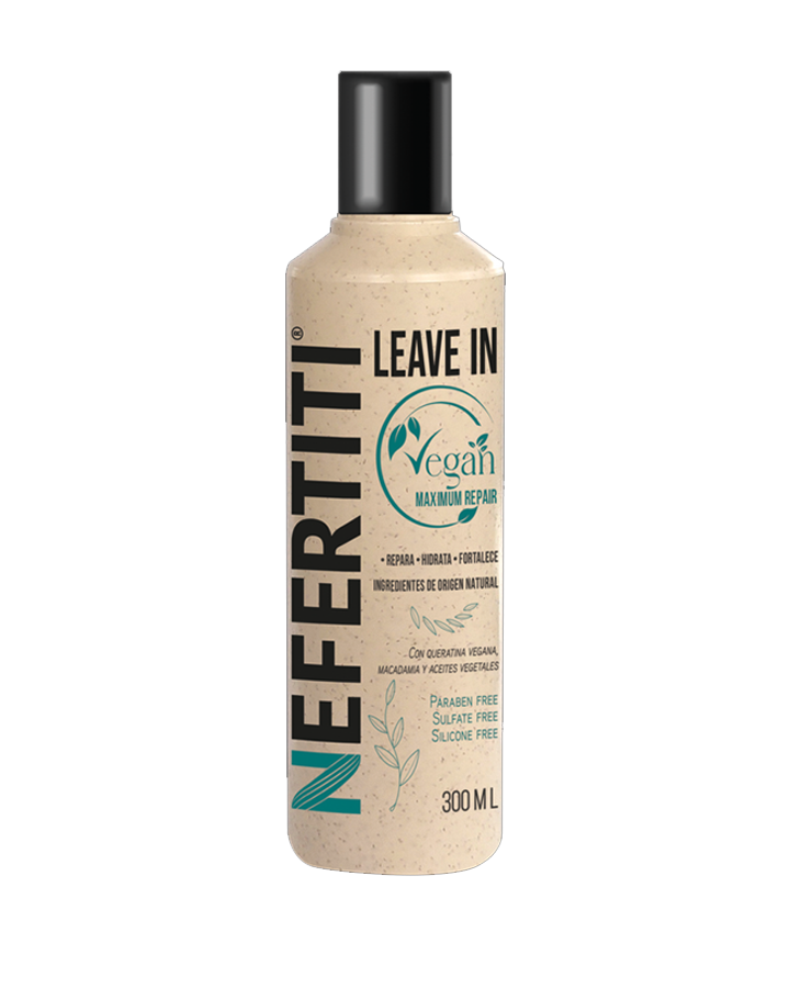 NEFERTITI VEGAN MAXIMUM REPAIR LEAVE IN 300 ML.