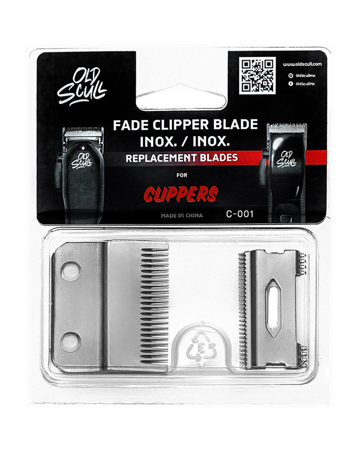 OLD SCULL FADE CLIPPER BLADE INOX/INOX C-001 CUCHILLA DE REPUESTO