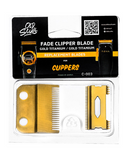 OLD SCULL FADE CLIPPER BLADE DLC/GOLD TITANIUM CUCHILLA REEMPLAZO C-005