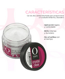 ORGANIC POLVO ACRILICO CRYSTAL CLEAR 5 OZ./140 GRS.