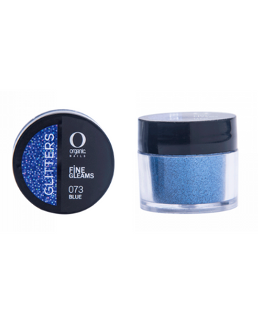 ORGANIC NAILS GLITTER AZUL 6 GRS.