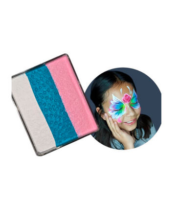 BELLET AQUACOLOR ONE STROCK PASTEL ROSA-TURQUESA-BLANCO