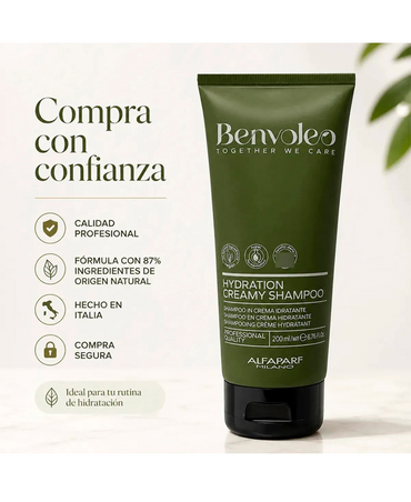 ALFA PARF BENVOLEO HYDRATATION CREAMY SHAMPOO 200 ML.