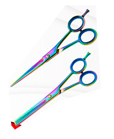 AASHTA KIT 2 TIJERAS TORNASOL CORTE/ENTRESACAR 6.5 (PS621/PS622) PICBSK11