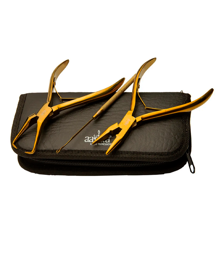 AASHTA ESTUCHE PARA EXTENSIONES PICBSK62-G GOLD