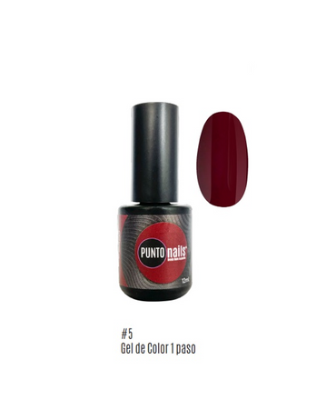 PUNTO NAILS GEL 1 PASO 12 ML. 05 WINE