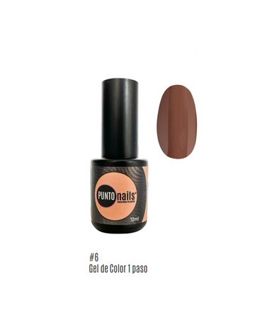 PUNTO NAILS GEL 1 PASO 12 ML. 06 NUDE