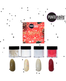 PUNTO NAILS COLECCION ACRILICO CHRISTMAS 4 PZAS.
