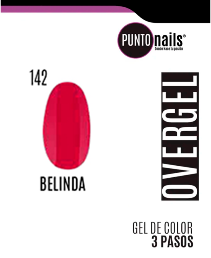 PUNTO NAILS OVERGEL 12 ML. #142 BELINDA