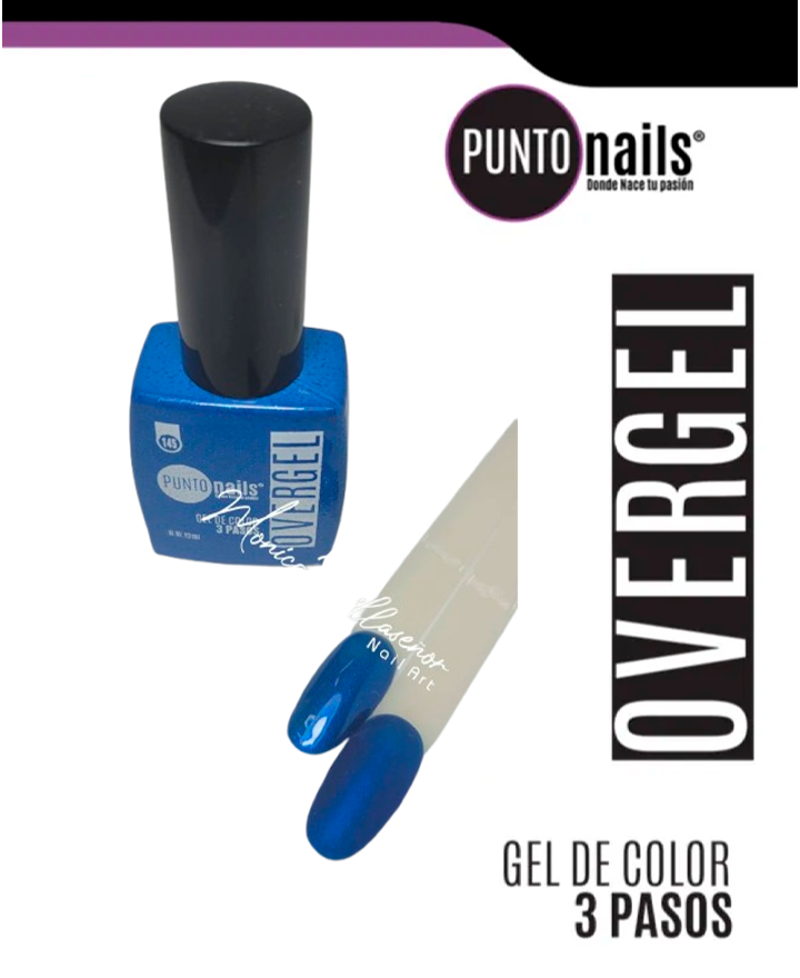 PUNTO NAILS OVERGEL 12 ML. #145 NOCHE POLAR