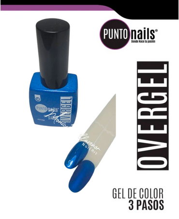 PUNTO NAILS OVERGEL 12 ML. #145 NOCHE POLAR