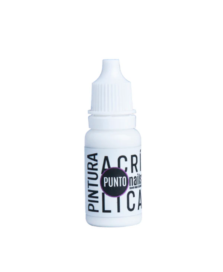 PUNTO NAILS PINTURA ACRILICA 02 BLANCO