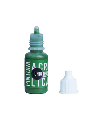 PUNTO NAILS PINTURA ACRILICA 04 VERDE