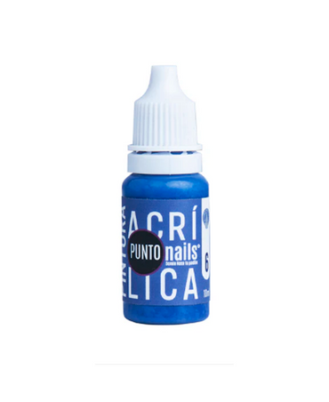 PUNTO NAILS PINTURA ACRILICA 06 AZUL
