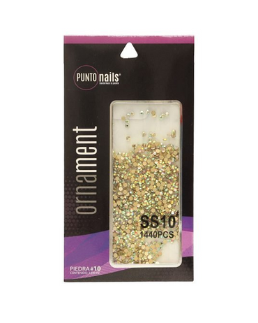 PUNTO NAILS PIEDRA DECORACION #10 1440 PZAS.